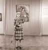 Н.Д. Спирина на выставке картин С.Н. Рериха. Новосибирск, 1983