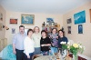 Сотрудники СибРО и гости из Бишкека в мемориальной квартире Н.Д. Спириной. 4 мая 2015 г.
