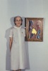 Н.Д.Спирина на выставке картин С.Н.Рериха. Новосибирск. 1975