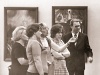 Н.Д. Спирина ведёт экскурсию.  Новосибирская картинная галерея. 1975